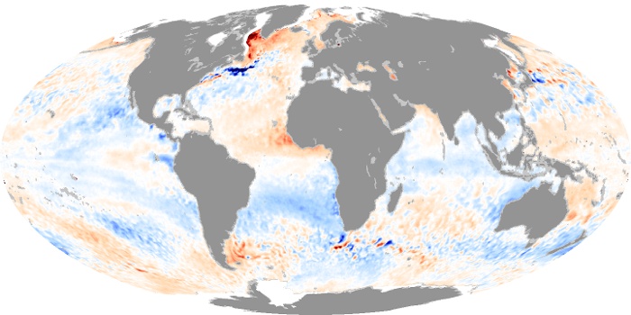 Global Map Sea Surface Temperature Anomaly Image 22