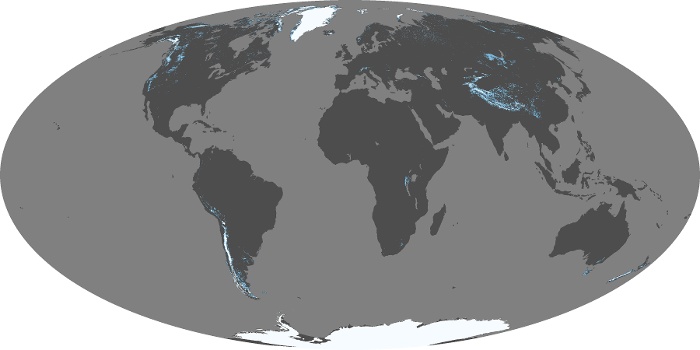 Global Map Snow Cover Image 30