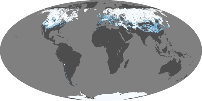 Global Map Snow Cover Image 83