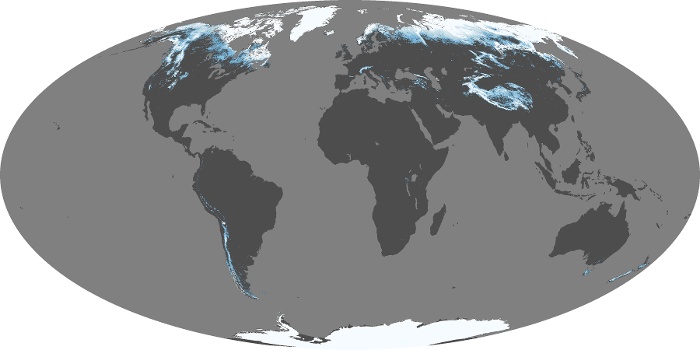 Global Map Snow Cover Image 183
