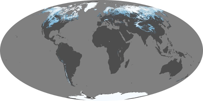 Global Map Snow Cover Image 248