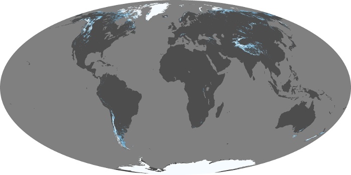 Global Map Snow Cover Image 268