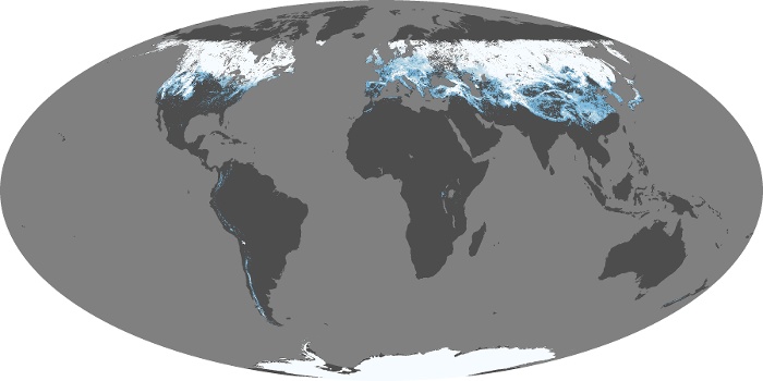 Global Map Snow Cover Image 298