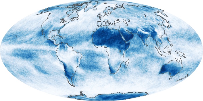 Global Map Cloud Fraction Image 120