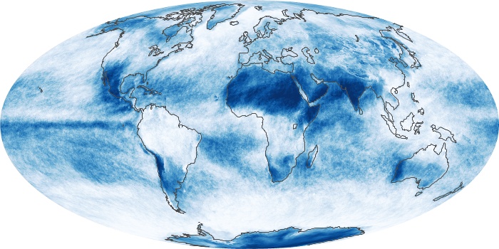 Global Map Cloud Fraction Image 134
