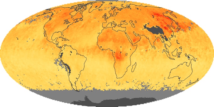 Global Map Carbon Monoxide Image 100