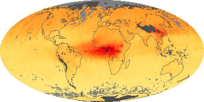 Global Map Carbon Monoxide Image 276