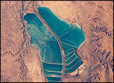 Salt Evaporation Ponds, Dead Sea