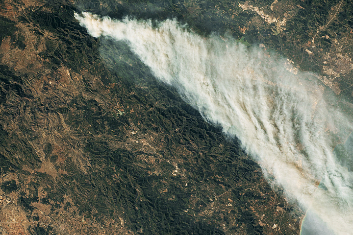 A Raging Fire in Spain
