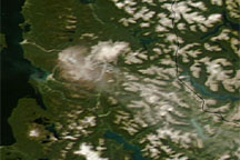 Plume from Chaiten Volcano
