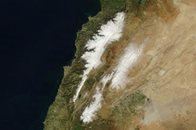 Snow in Lebanon