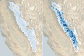 Abundant Snowpack Blankets the Sierra Nevada